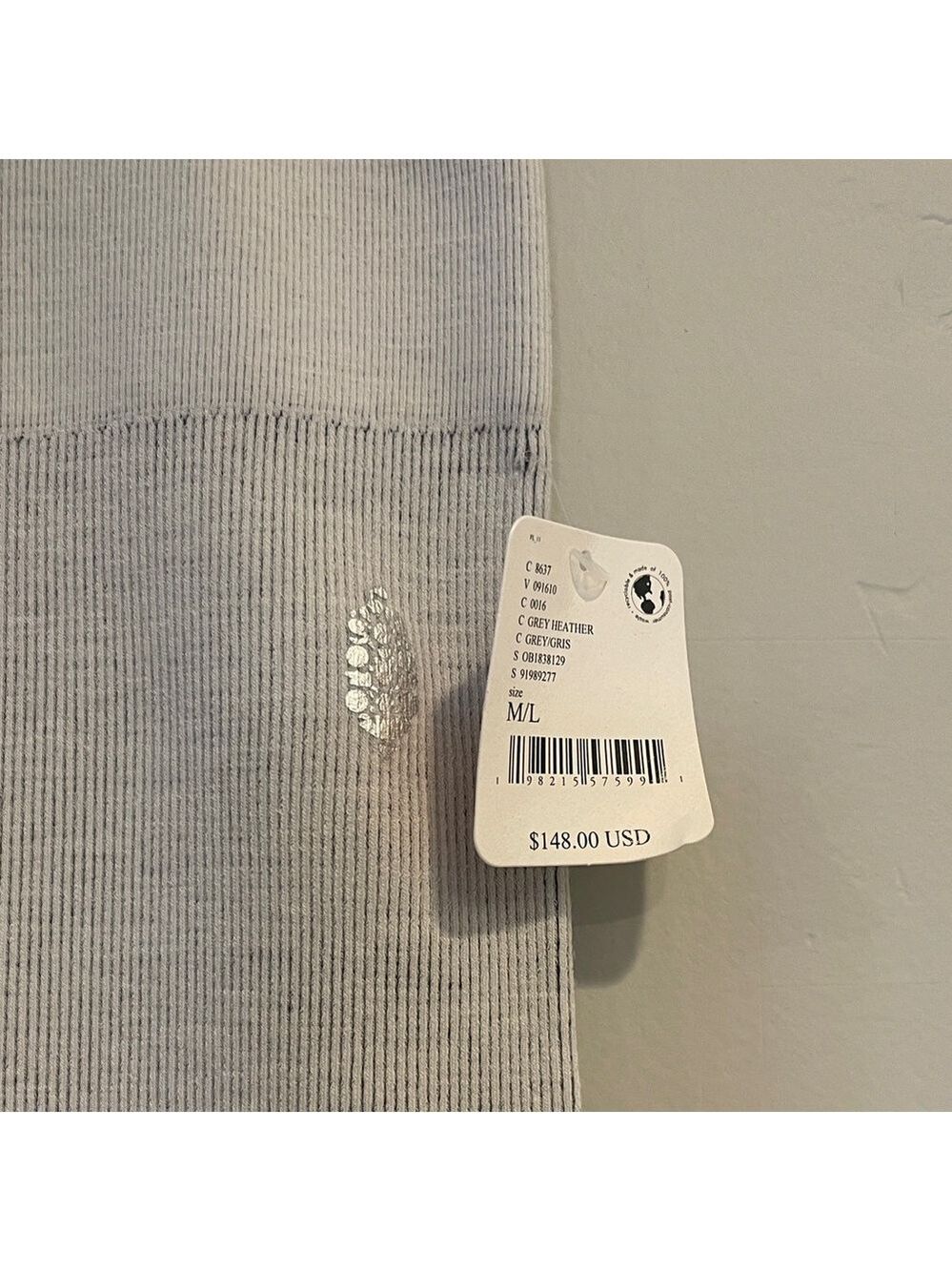 NWT Free People Cool Down Wool Blend Base Layer Leggings Size M/L - Picture 4 of 5
